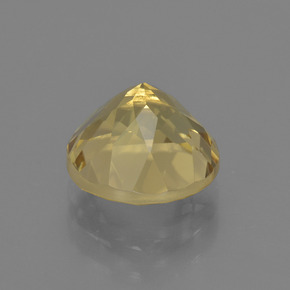 Berilo dourado ouro natural 2,06ct, corte redondo, VVS
