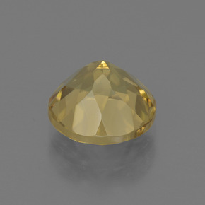 Berilo dourado ouro natural 1,94ct, corte redondo, VVS