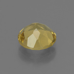 Berilo dourado ouro natural 1,67ct, corte redondo, VS