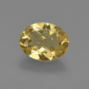 Berilo Dourado Amarelo Dourado Natural 1.69ct, Corte Oval, VS
