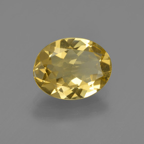 Berilo Dourado Amarelo Dourado Natural 1.69ct, Corte Oval, VS