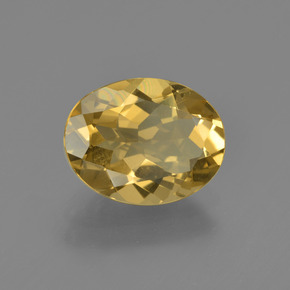 Berilo Dourado Amarelo Dourado Natural 1.91ct, Corte Oval, VVS