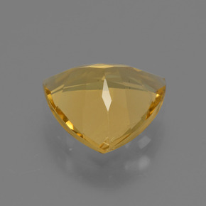 Berilo dourado ouro natural 1,87ct, trillion, VS
