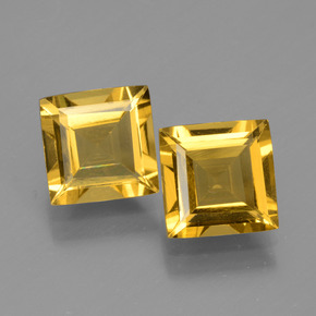 Pedras preciosas de berilo dourado ouro natural de  ct, quadrado, VVS-VS