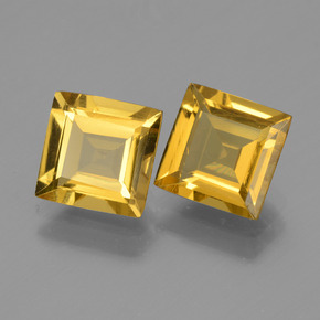 Pedras preciosas de berilo dourado ouro natural de  ct, quadrado, VVS-VS