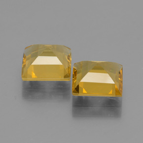 Pedras preciosas de berilo dourado ouro natural de  ct, quadrado, VVS-VS