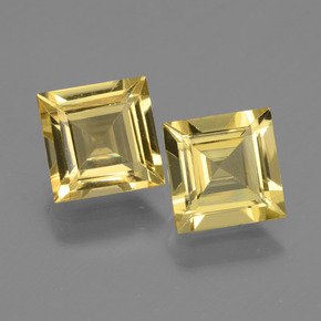 Pedras preciosas de berilo dourado ouro natural de  ct, quadrado, VVS-VS
