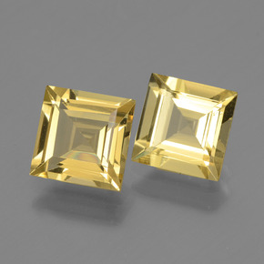 Pedras preciosas de berilo dourado ouro natural de  ct, quadrado, VVS-VS