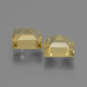 Pedras preciosas de berilo dourado ouro natural de  ct, quadrado, VVS-VS