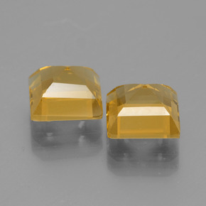 Pedras preciosas de berilo dourado ouro natural de  ct, quadrado, VVS-VS