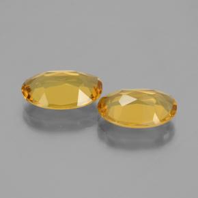 Pedras preciosas de berilo dourado dourado natural de 3,82 ct, corte oval, VVS-VS