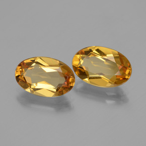 Pedras preciosas de berilo dourado ouro natural de  ct, corte oval, VVS-VS