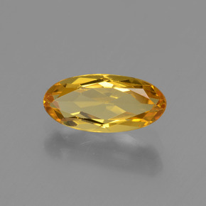 Berilo Dourado Amarelo Dourado Natural 1.30ct, Corte Oval, VVS-VS