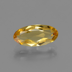 Berilo dourado ouro natural 1,25ct, corte oval, VVS-VS