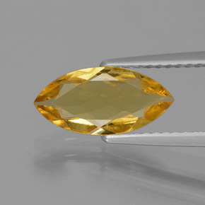 Berilo Dourado Amarelo Dourado Natural 1.28ct, Marquesa, VVS-VS