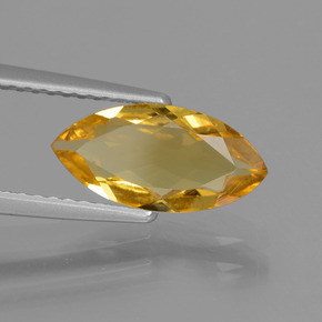 Berilo Dourado Amarelo Dourado Natural 1.28ct, Marquesa, VVS-VS