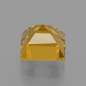 Berilo dourado ouro natural 1,64ct, quadrado, VS