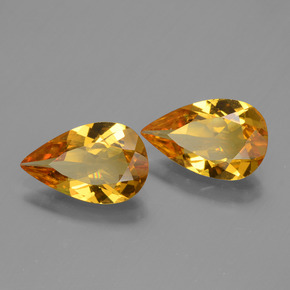 Pedras preciosas de berilo dourado ouro natural de  ct, formato de pêra, VS