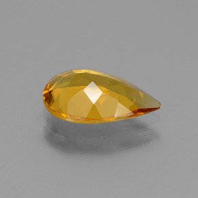 Berilo dourado ouro natural 1,46ct, formato de pêra, VVS