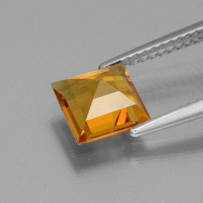 Berilo dourado ouro natural 1,41ct, quadrado, VVS-VS