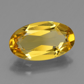 Berilo dourado amarelo natural 2,20ct, corte oval, VVS-VS