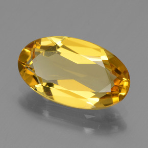 Berilo dourado amarelo natural 2,20ct, corte oval, VVS-VS