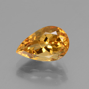 Berilo Dourado Amarelo Dourado Natural 2.25ct, Formato de pêra, VVS-VS