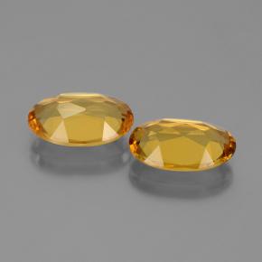 Pedras preciosas de berilo dourado dourado natural de 3,67 ct, corte oval, VVS-VS