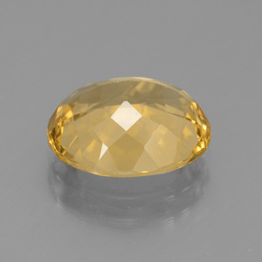 Berilo dourado ouro natural 3,18ct, corte oval, VVS-VS