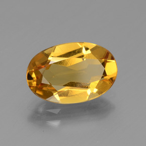 Berilo dourado amarelo natural 2,18ct, corte oval, VVS-VS