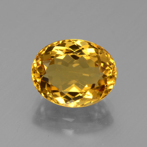 Berilo dourado ouro natural 2,73ct, corte oval, VVS-VS
