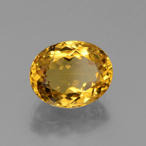 Berilo dourado ouro natural 2,73ct, corte oval, VVS-VS