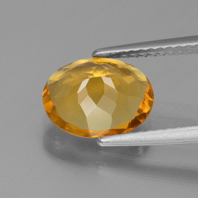 Berilo Dourado Amarelo Dourado Natural 1.93ct, Corte Oval, VS