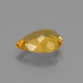 Berilo Dourado Amarelo Dourado Natural 1.55ct, Formato de pêra, VVS