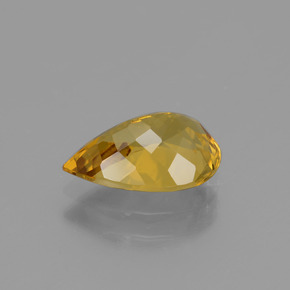 Berilo Dourado Amarelo Dourado Natural 1.49ct, Formato de pêra, VVS