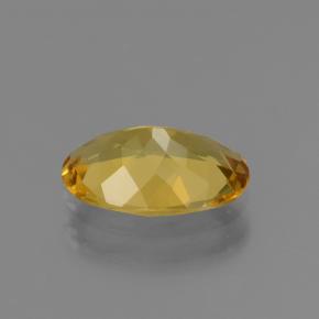 Berilo dourado amarelo natural 1,74ct, corte oval, VVS-VS