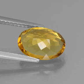 Berilo Dourado Amarelo Dourado Natural 1.81ct, Corte Oval, VVS-VS
