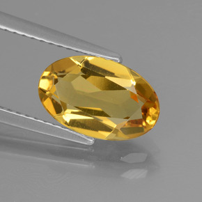 Berilo Dourado Amarelo Dourado Natural 1.98ct, Corte Oval, VVS-VS