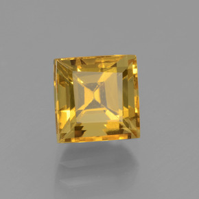 Berilo dourado ouro natural 1,92ct, quadrado, VVS-VS