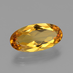 Berilo dourado ouro natural 2,94ct, corte oval, VVS-VS
