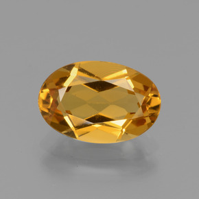 Berilo dourado amarelo natural 2,31ct, corte oval, VVS-VS