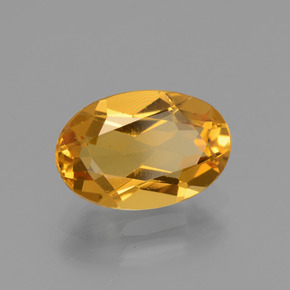 Berilo dourado amarelo natural 2,31ct, corte oval, VVS-VS