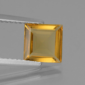 Berilo Dourado Amarelo Dourado Natural 1.17ct, Quadrado, VVS-VS