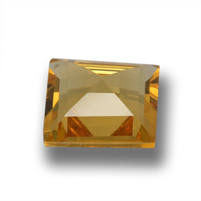 Berilo dourado amarelo natural 1,17ct, quadrado, VVS-VS