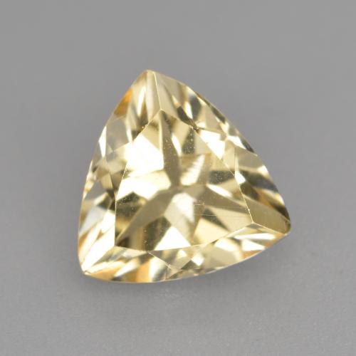 Berilo dourado dourado natural 1,61ct, trillion, VVS-VS