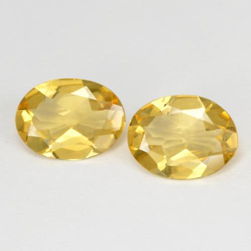 Pedras preciosas de Berilo Dourado Dourado natural de 2.68 ct, Corte Oval, VVS-VS