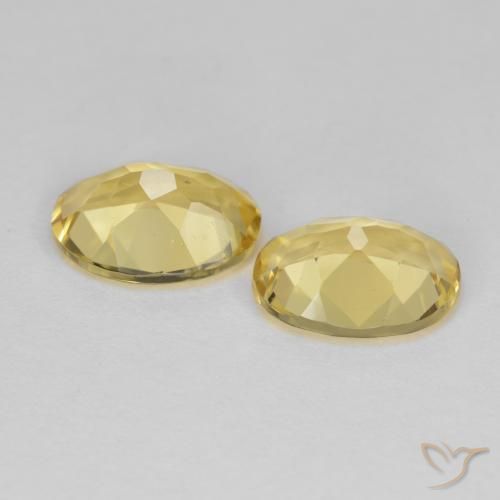 Pedras preciosas de Berilo Dourado Amarelo Dourado Claro natural de 3.13 ct, oval, VVS-VS