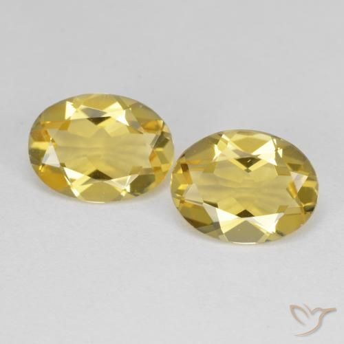 Pedras preciosas de Berilo Dourado Amarelo Dourado Claro natural de 2.97 ct, Corte Oval, VVS-VS