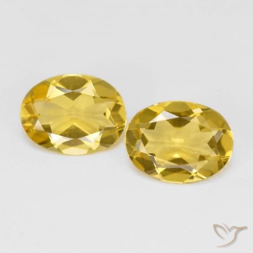3.09ctw Natural ouro amarelado Berilo Dourado, oval, VS