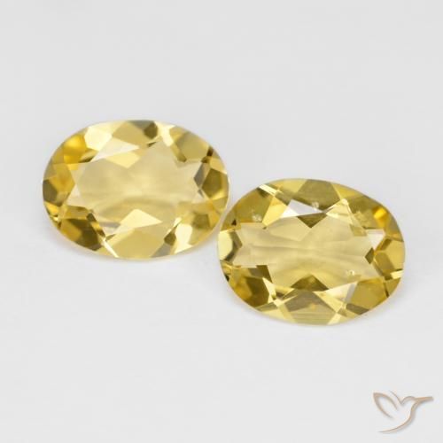 2.85ctw Natural amarelo médio Berilo Dourado, oval, VS
